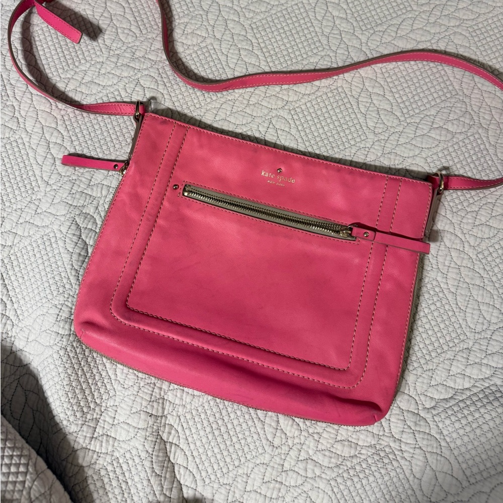 Kate Spade Neon Pink Crossbody Bag